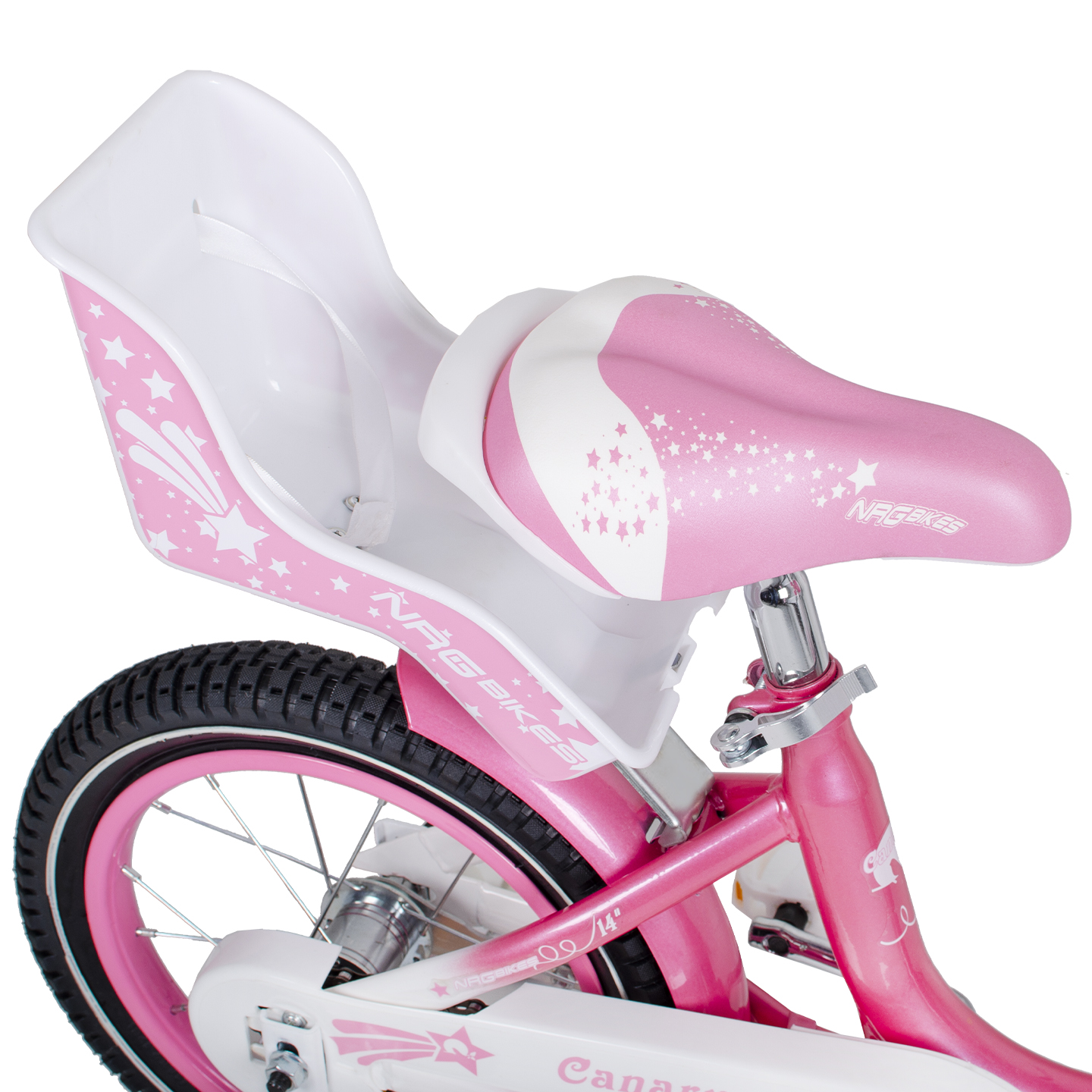 Велосипед NRG BIKES CANARY 14 pink-white - фото 19