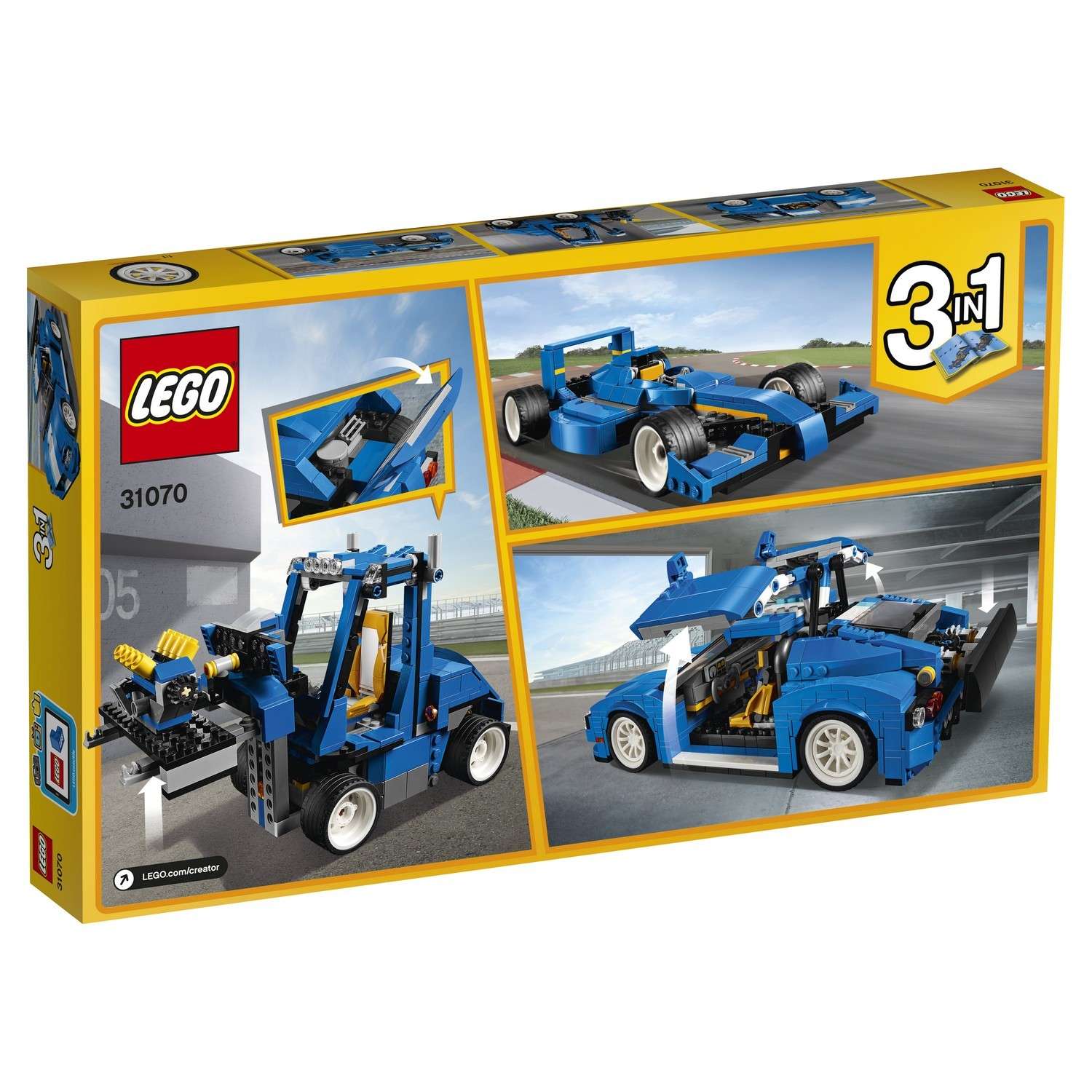 Конструктор LEGO Creator Гоночный автомобиль (31070) - фото 3