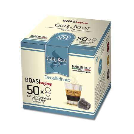 Кофе Caffe Boasi в капсулах без кофеин Decaffeinato 50шт