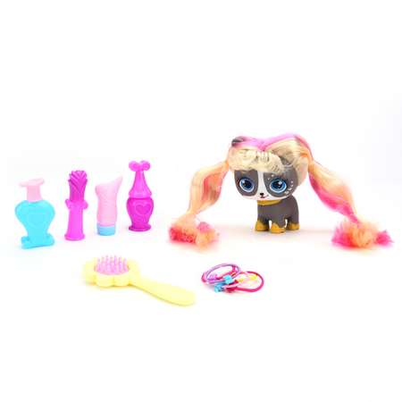 Игрушка ND PLAY Собачка-модница Мила с аксессуарами для создания прически