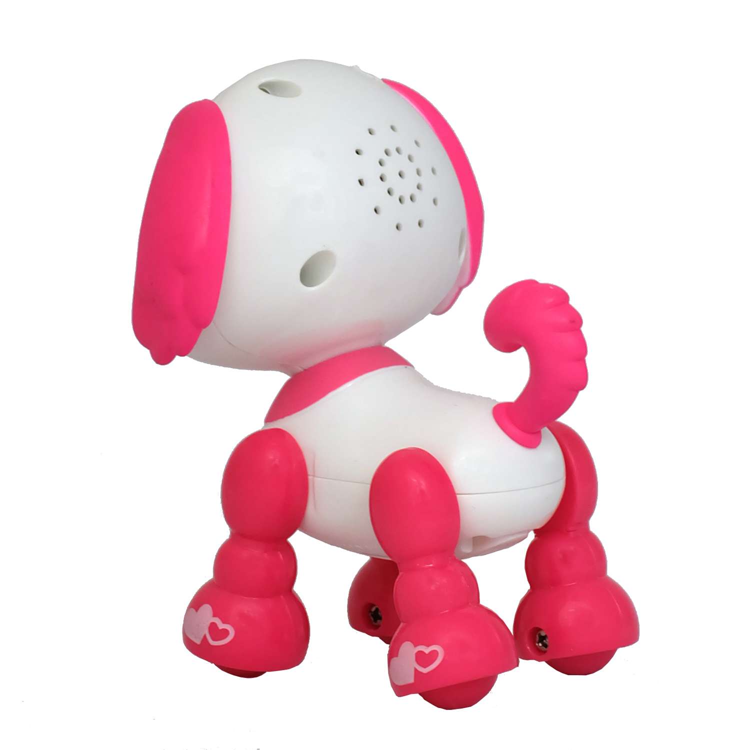 Игрушка HK Industries Щенок интерактивный Розовый A-D-001R - фото 5