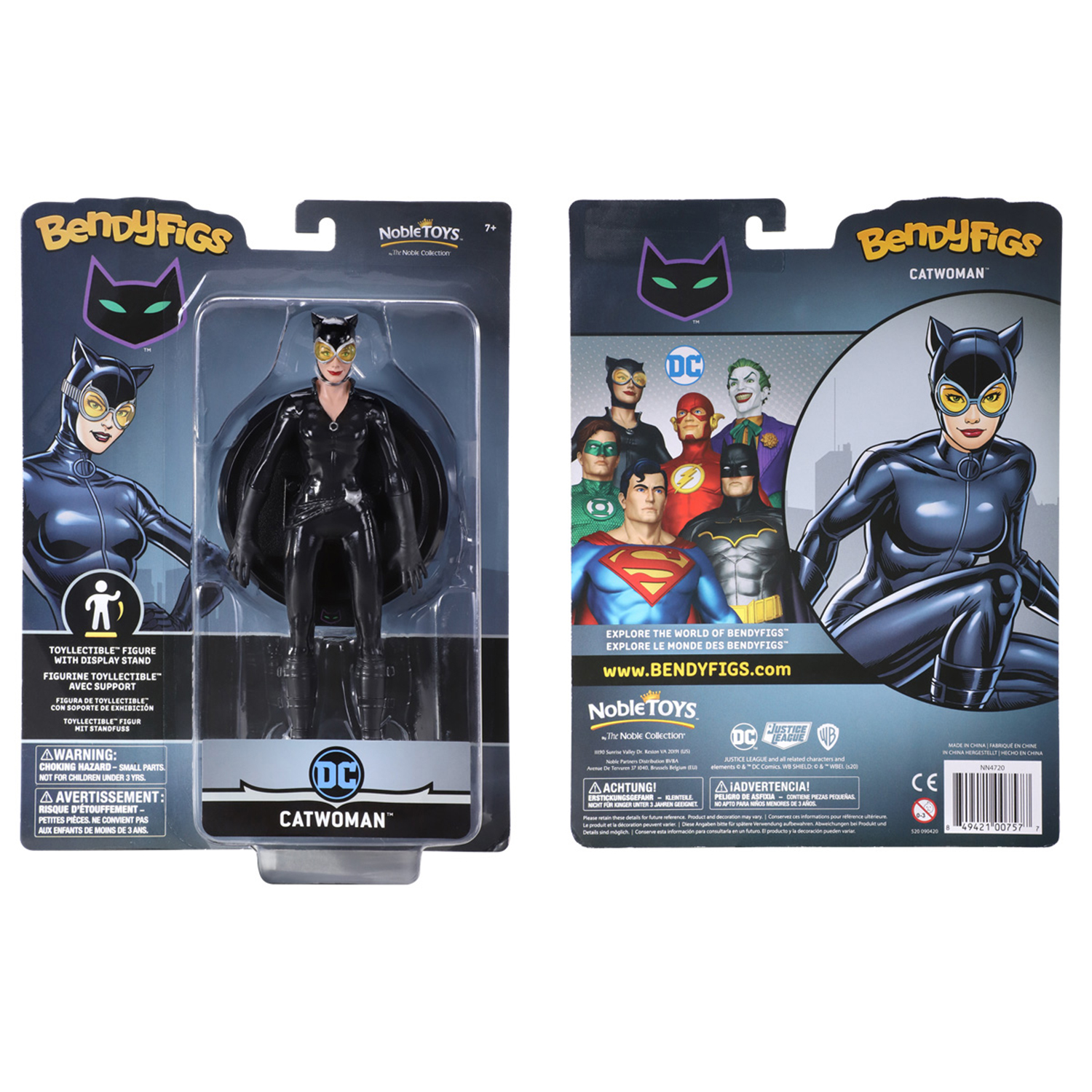 Фигурка DC Bendyfig Женщина-кошка 19 см гибкая - фото 8