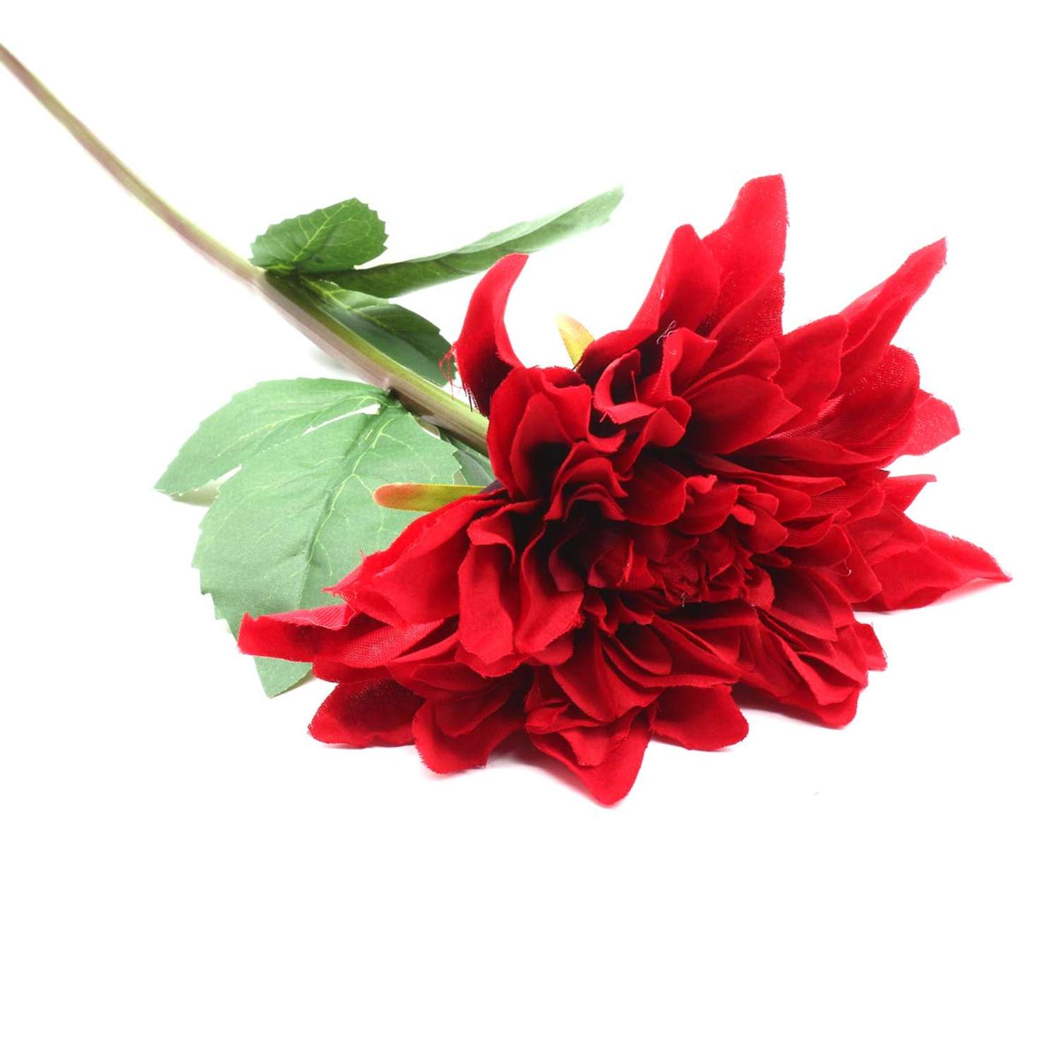 Цветок искусственный Astra Craft Георгин 60 см цвет бордо - фото 1