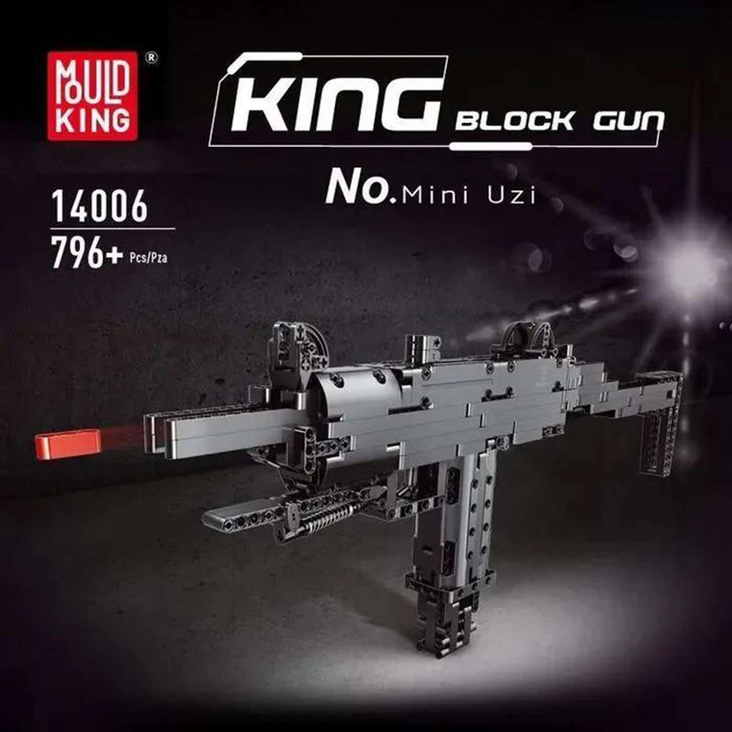 Конструктор Mould King Пистолет-пулемет Mini Uzi 796 деталей - фото 4