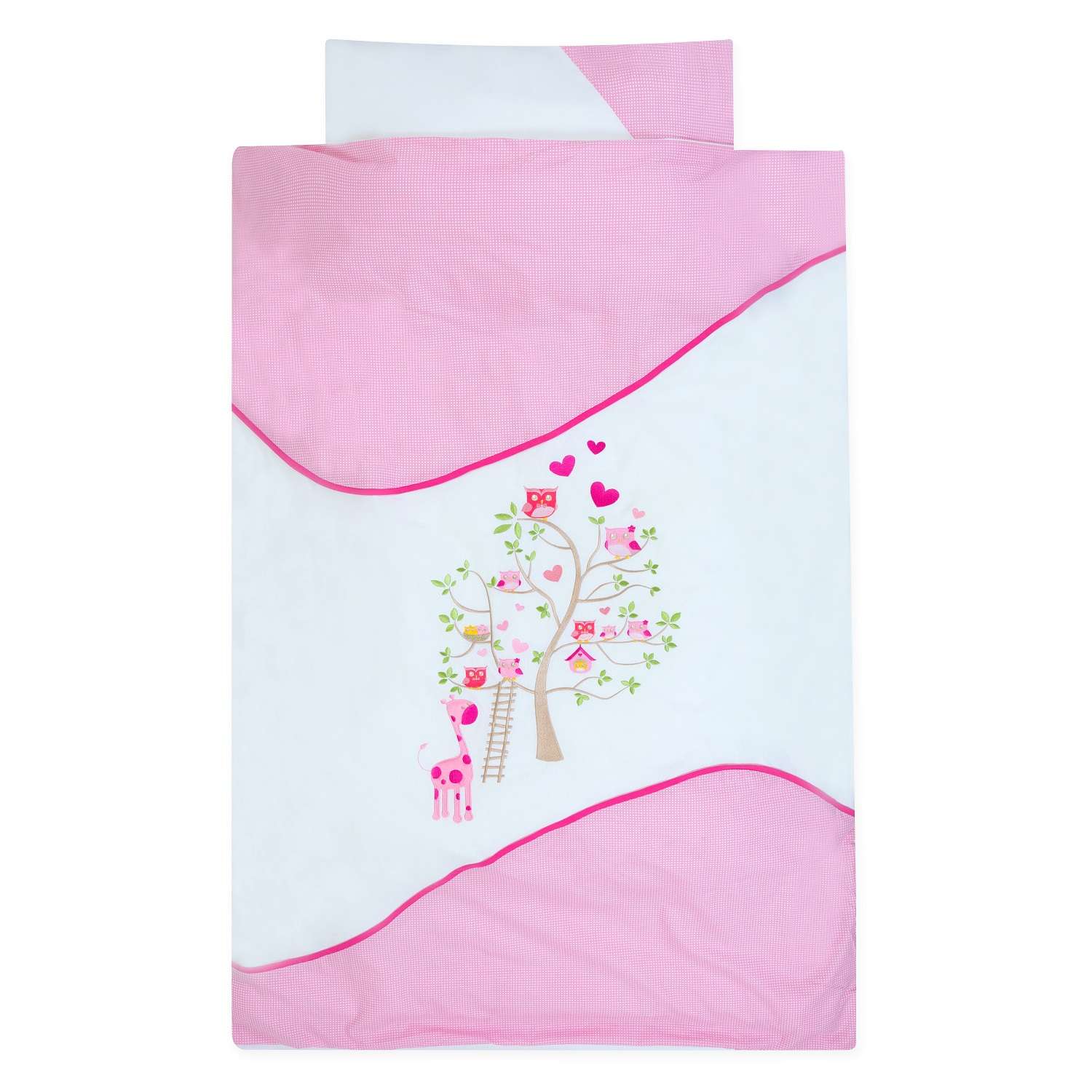 Комплект постельного белья Kidboo Sweet Home розовый - фото 1