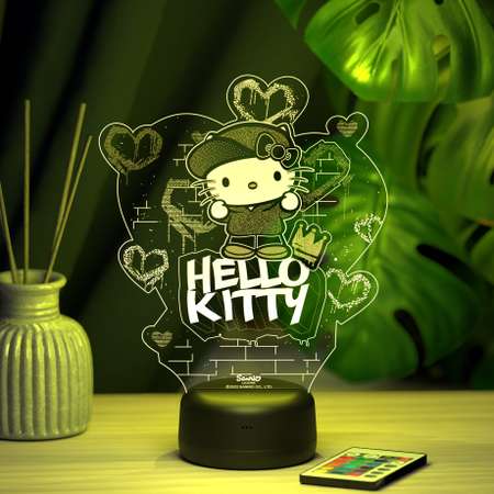 Ночник HELLO KITTY 16 цветов