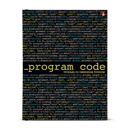 Тетрадь со сменным блоком АЛЬТ А5 Program Code 160 листов клетка