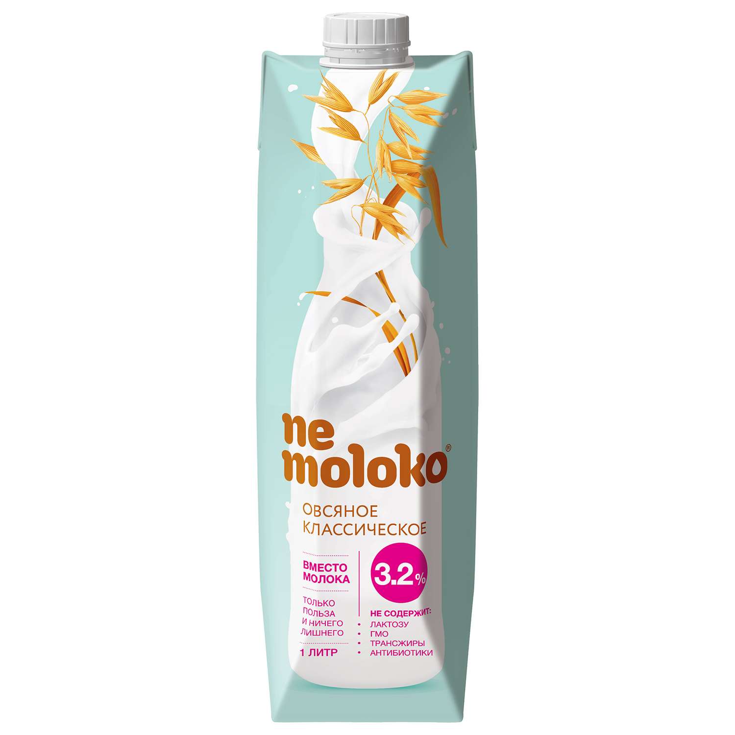 Напиток Nemoloko овсяный классический обогащенный витаминами и минеральными веществами 1л с 3лет - фото 1
