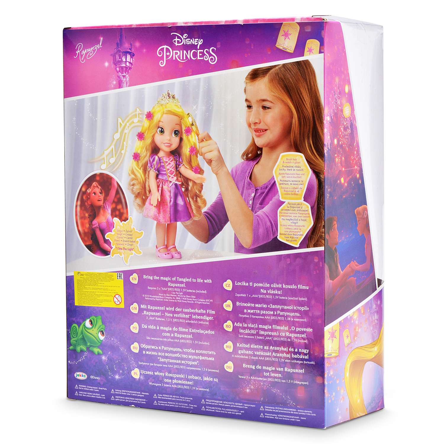 Кукла Disney Принцесса-Рапунцель со светящимися волосами 759440 - фото 4