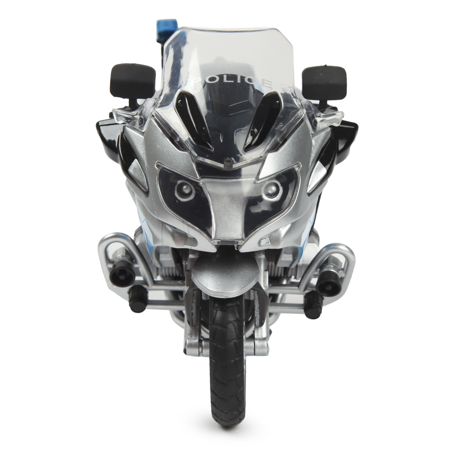 Мотоцикл MSZ 1:12 BMW R 1250 RT P Серебрянный 68493A 68493A - фото 5