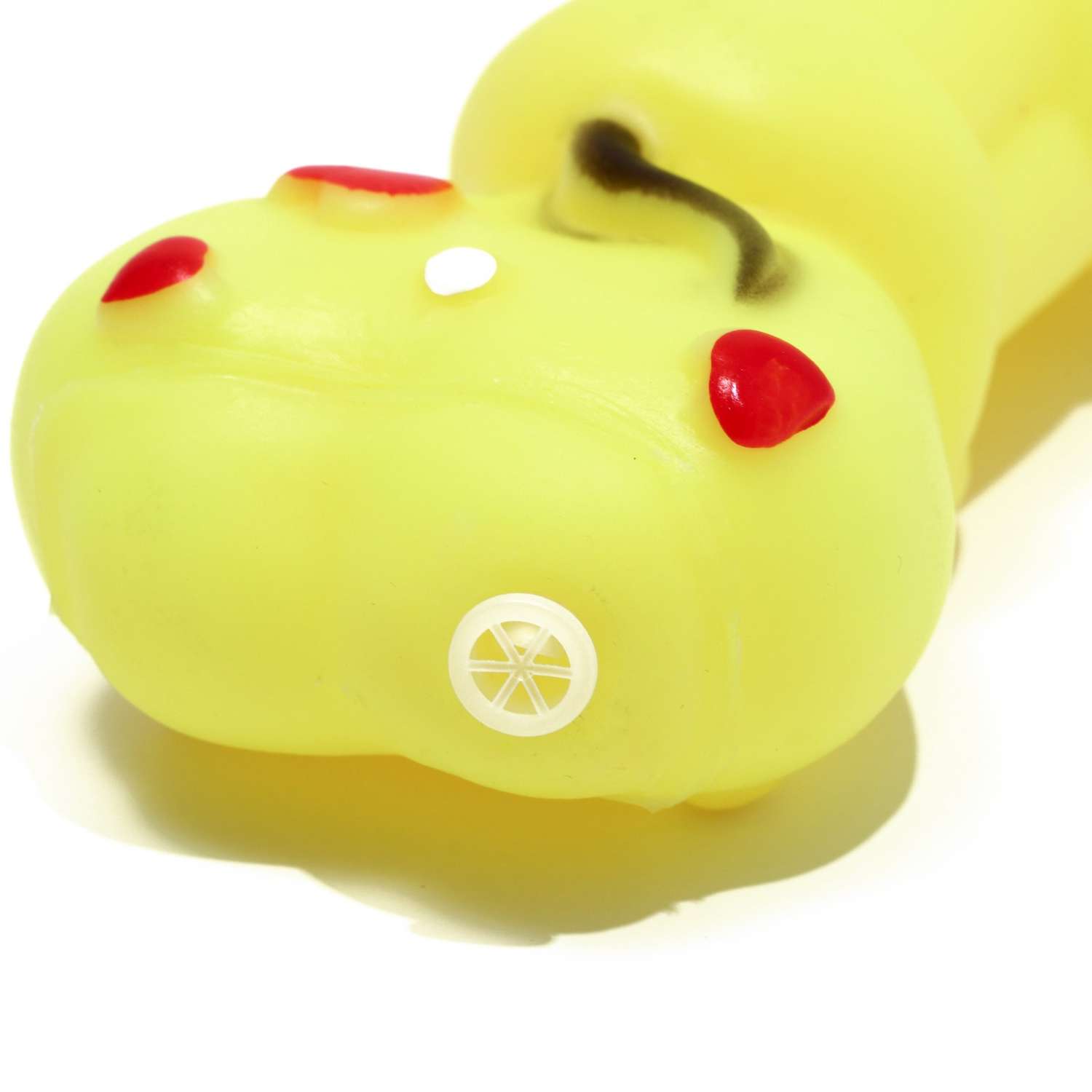 Игрушка Пижон пищащая «Косточка и пес» для собак 15х6 см жёлтая - фото 4