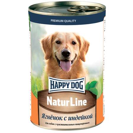 Корм для собак Happy Dog ягненок с индейкой 410г