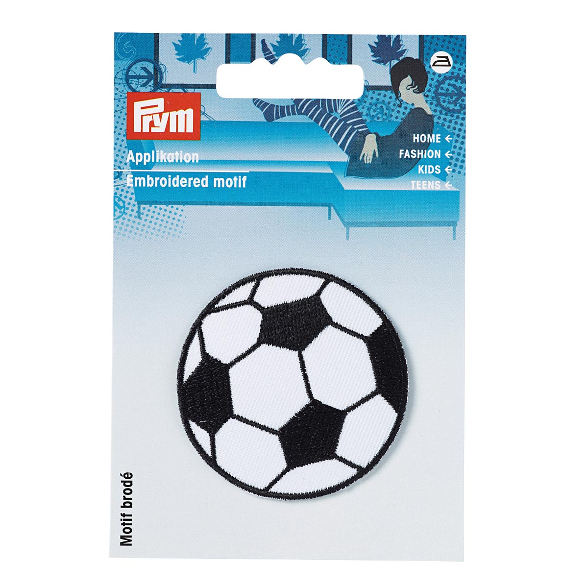 Термоаппликация Prym нашивка Футбольный мяч 7.3 см для ремонта и украшения одежды 925274 - фото 10
