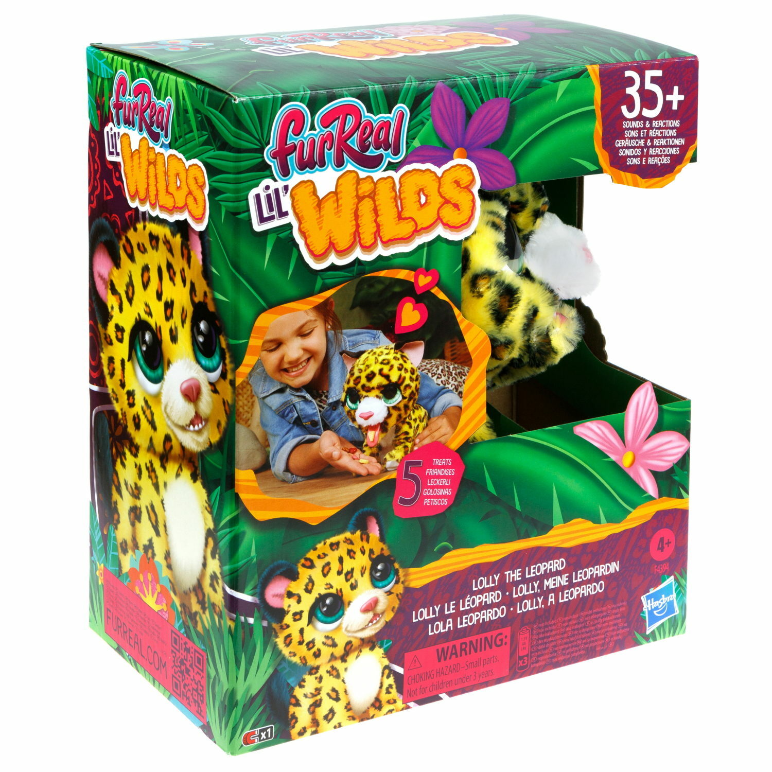 Интерактивная игрушка Hasbro Furreal friends плюшевый Леопард - фото 6