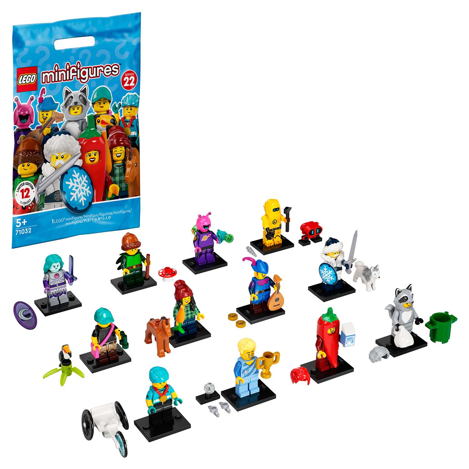 Конструктор LEGO Minifigures tbd Minifigures Series 22 2022 в непрозрачной упаковке (Сюрприз)71032 - фото 1