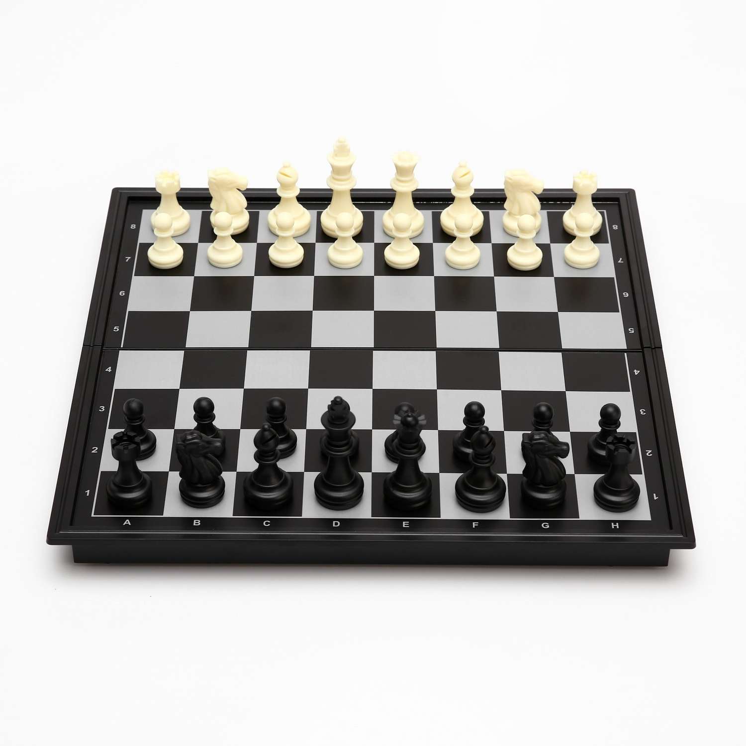 Настольная игра Sima-Land 3 в 1 «Классика» шахматы шашки нарды магнитная доска 25х25 см - фото 1