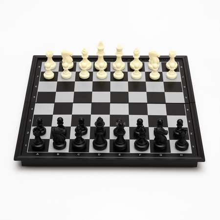 Настольная игра Sima-Land 3 в 1 «Классика» шахматы шашки нарды магнитная доска 25х25 см