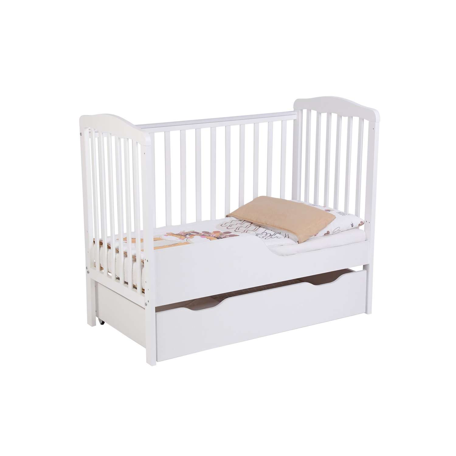 Кроватка детская Polini kids Simple 310-01 Белый - фото 25