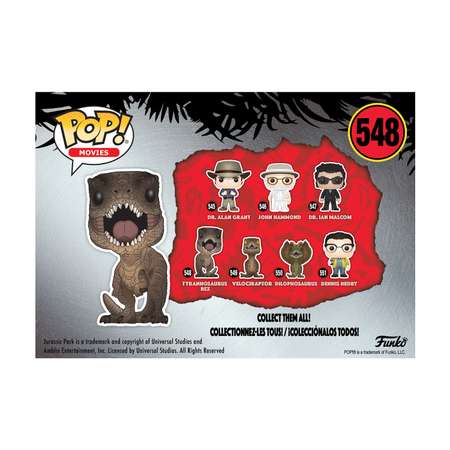 Игрушка Funko Pop Vinyl Jurassic Park Tyrannosaurus rex Fun1225