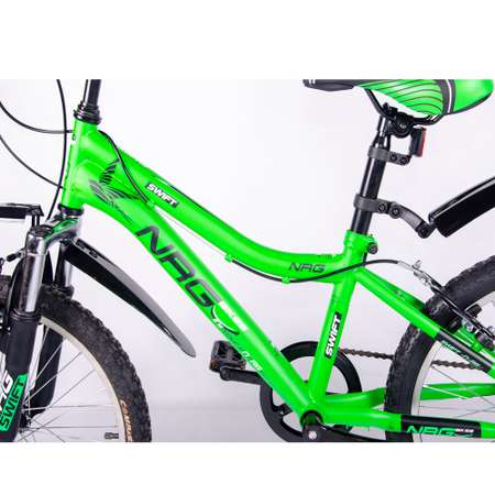 Велосипед NRG BIKES SWIFT 20 green-black-white