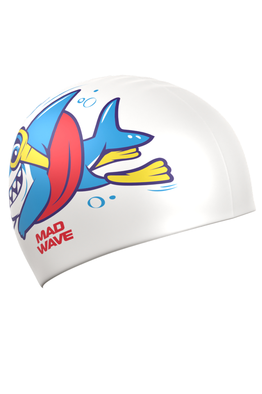 Шапочка для бассейна Mad Wave Baby shark M0574 32 0 00W - фото 3