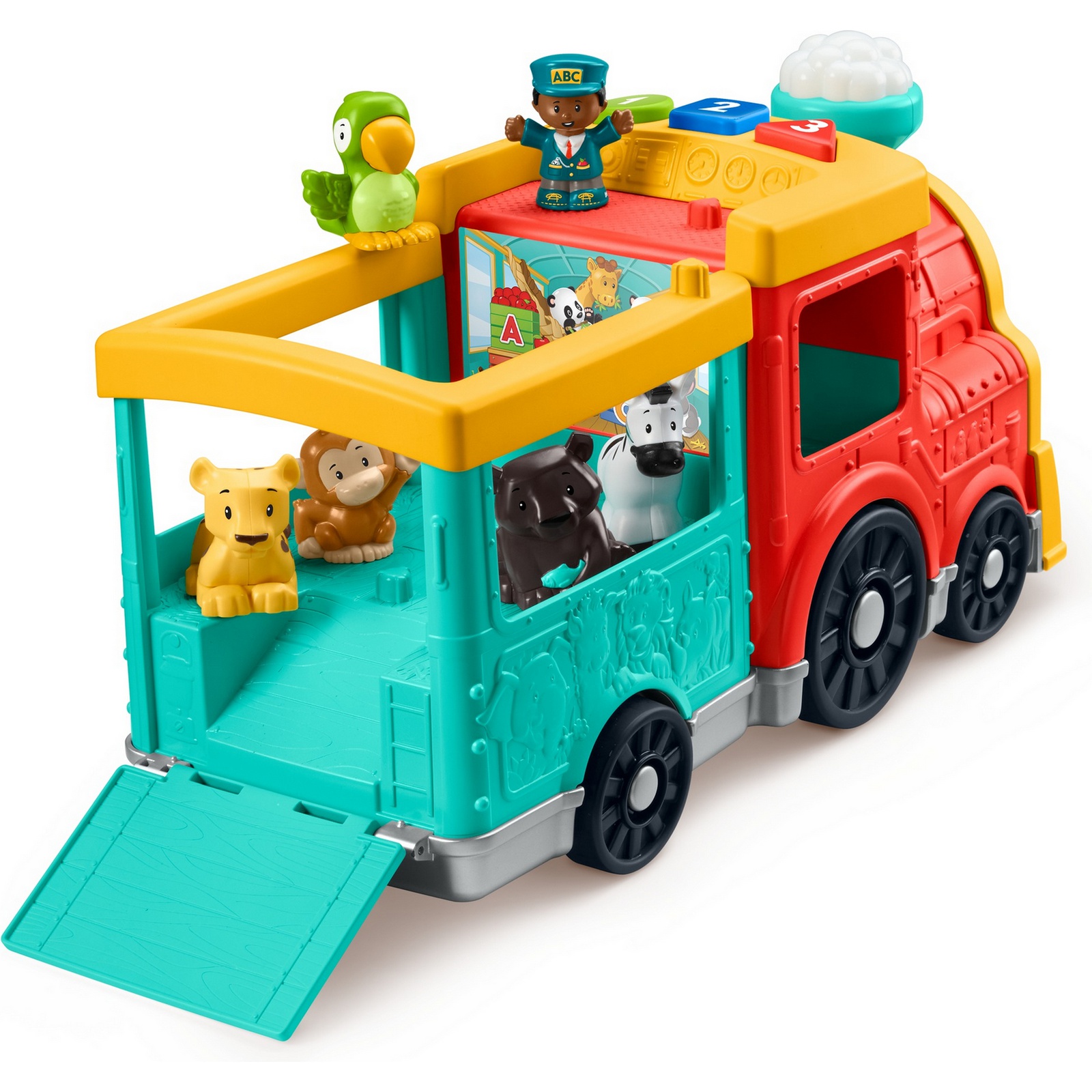 Игрушка Fisher Price Little People АБВ-экспресс с животными HHH21 - фото 9