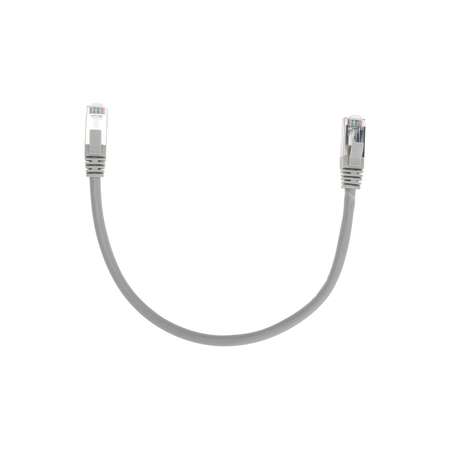 Патч-корд REXANT 0.3 метра Cat 6 RJ45-RJ45 26AWG LSZH серый