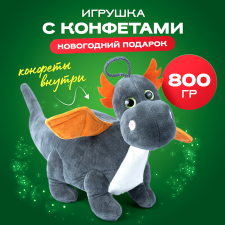 Набор подарочный новогодний Narmak Сладкие подарки в мягкой игрушке Роки 800гр