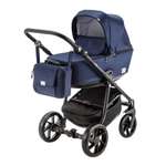 Коляска 3в1 BeBe-mobile Gusto Standart GU17 Темно-синий