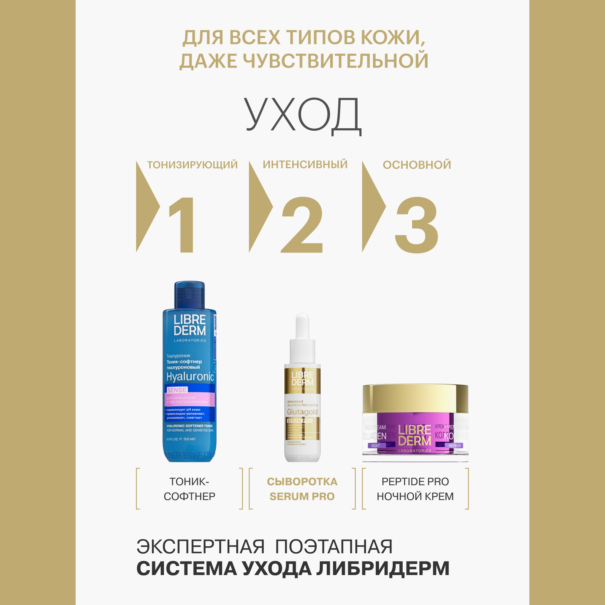 Сыворотка для лица Librederm serum pro антиоксидантная для обновления кожи Glutagold 40 мл - фото 11