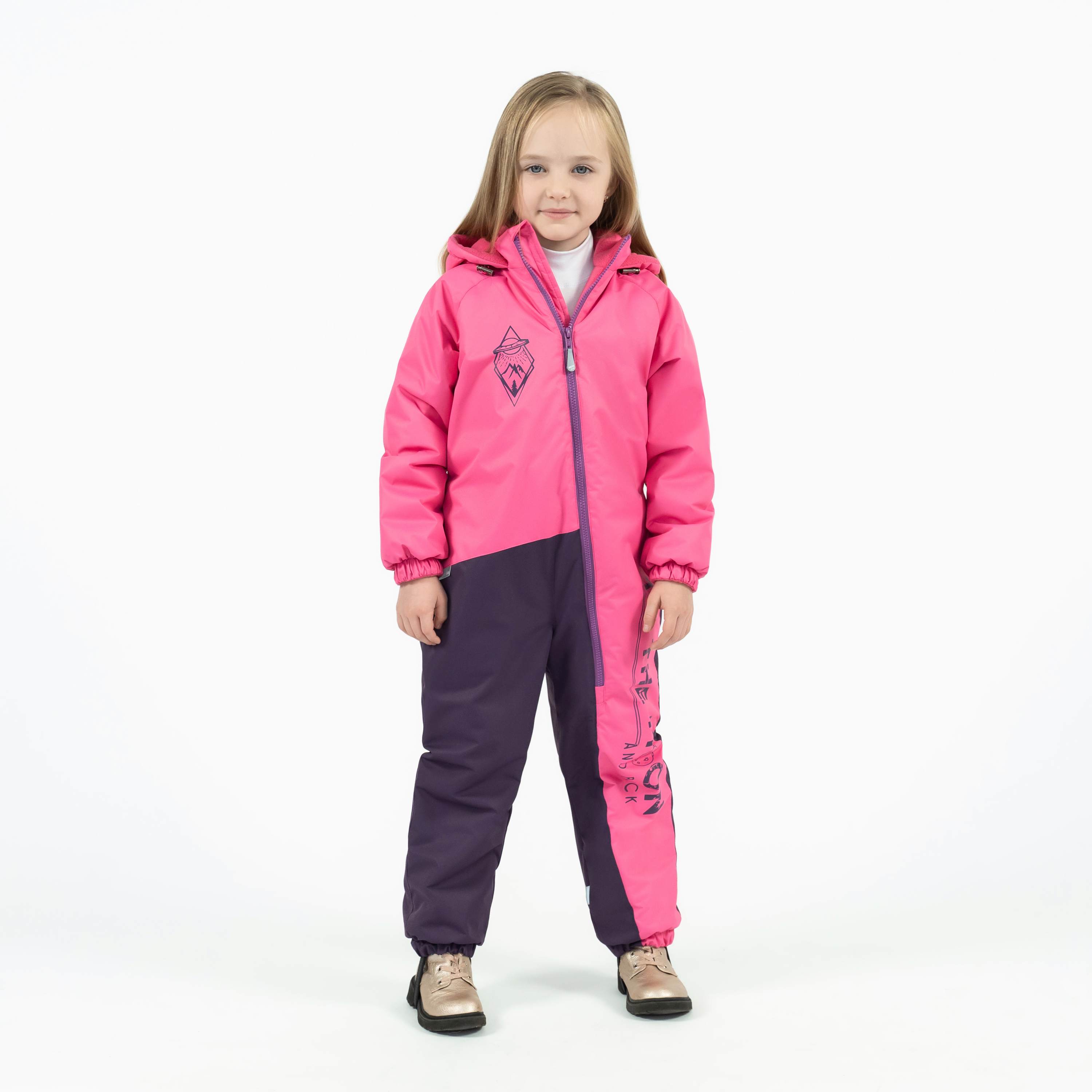 Комбинезон Arctic kids 30-038 фиолетовый - фото 6