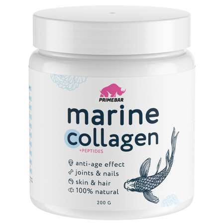Коллаген Рrimebar Collagen Морской рыбный чистый 200г