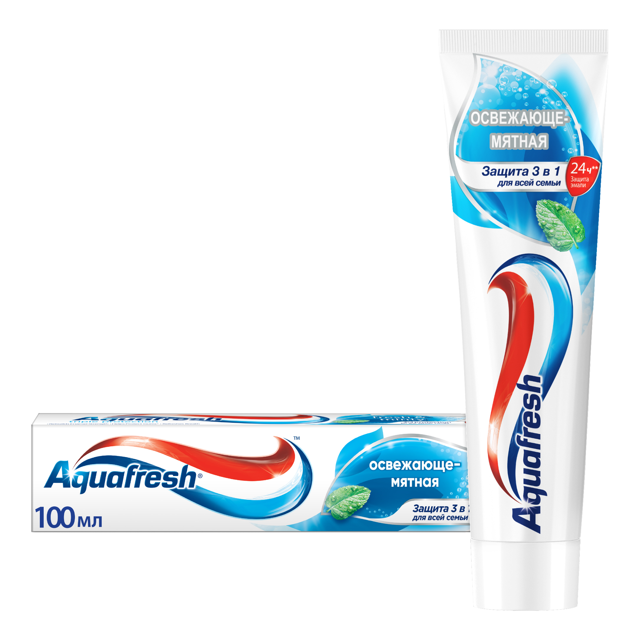 Зубная паста Aquafresh Освежающе-Мятная 100мл - фото 1