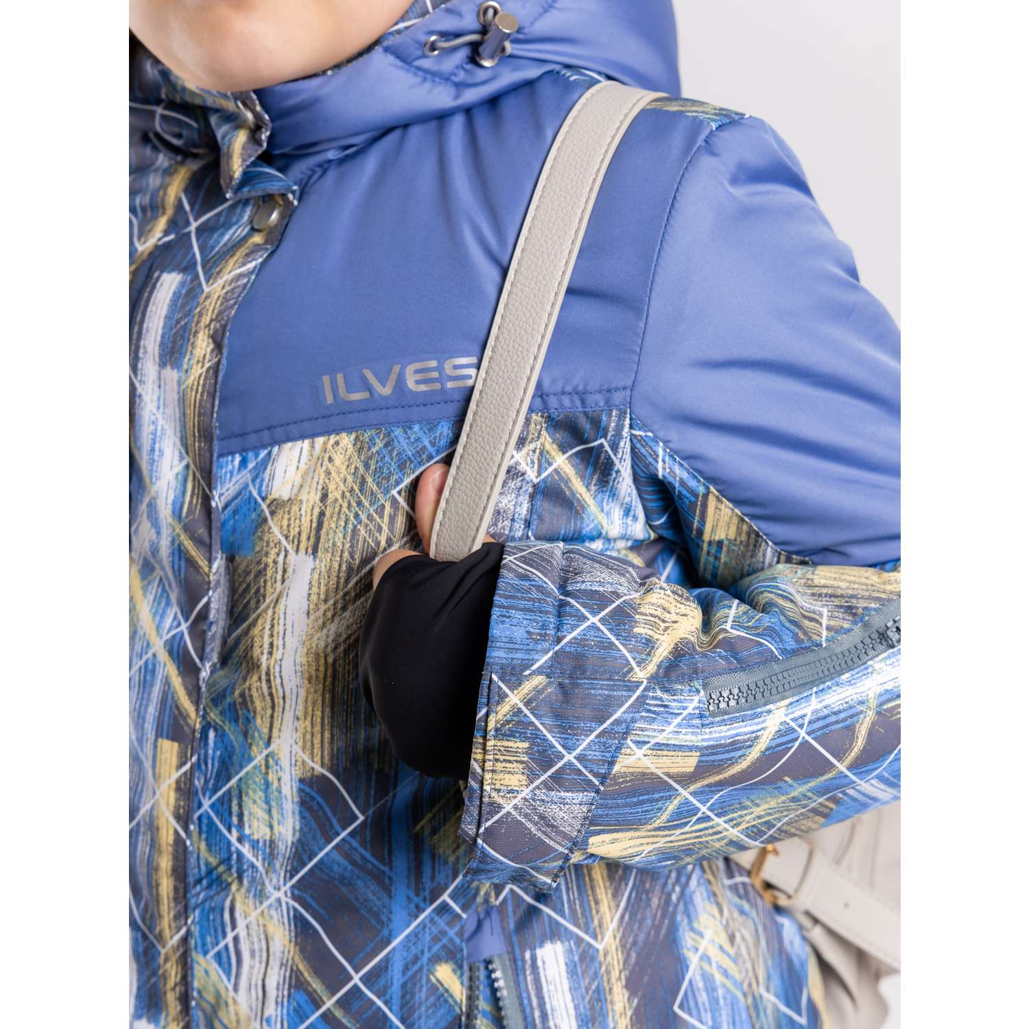 Куртка и брюки ILVES ILV-A-209/4 серый_голубой - фото 6