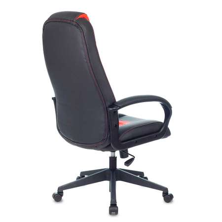 Кресло компьютерное Бюрократ Zombie 8 черный/красный