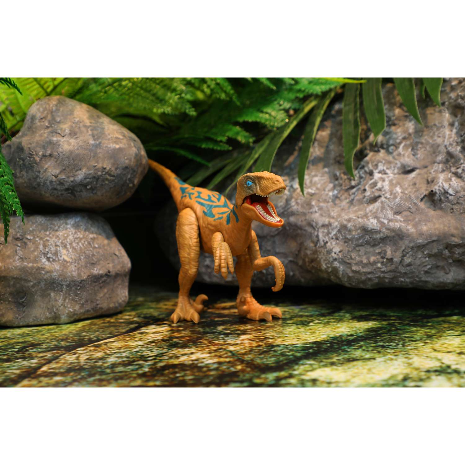 Фигурка динозавра Dinos Unleashed Раптор со звуковыми эффектами - фото 5