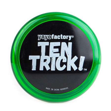 Игрушка YoYoFactory Йо-йо TenTrick зеленый