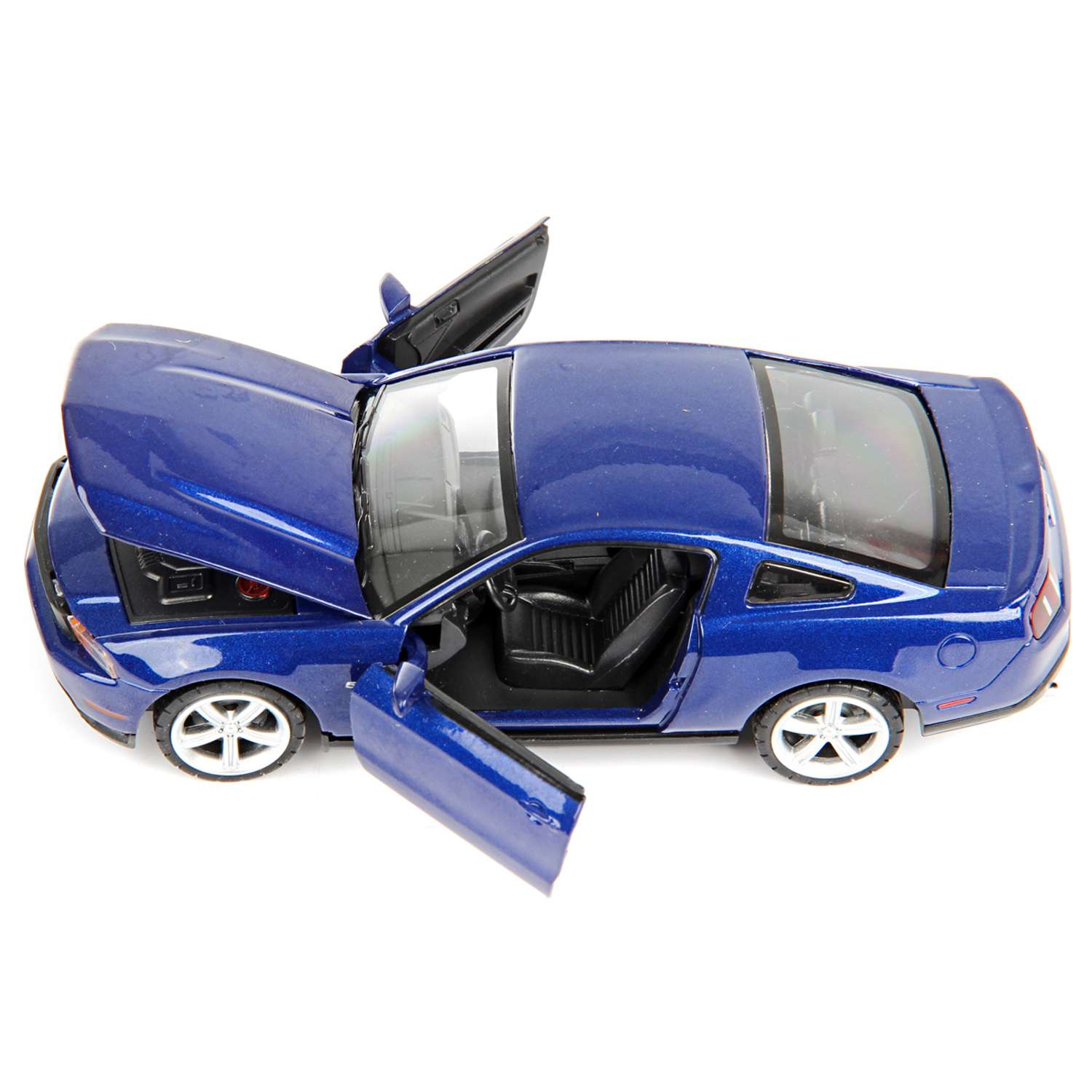 Blue mustang store toy car