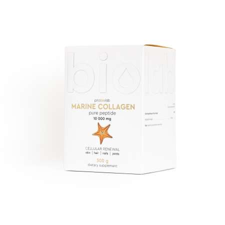 Пептиды морского коллагена PROBIOLAB в порошке 300 г Collagen Marine Pure Peptide 10.000 мг