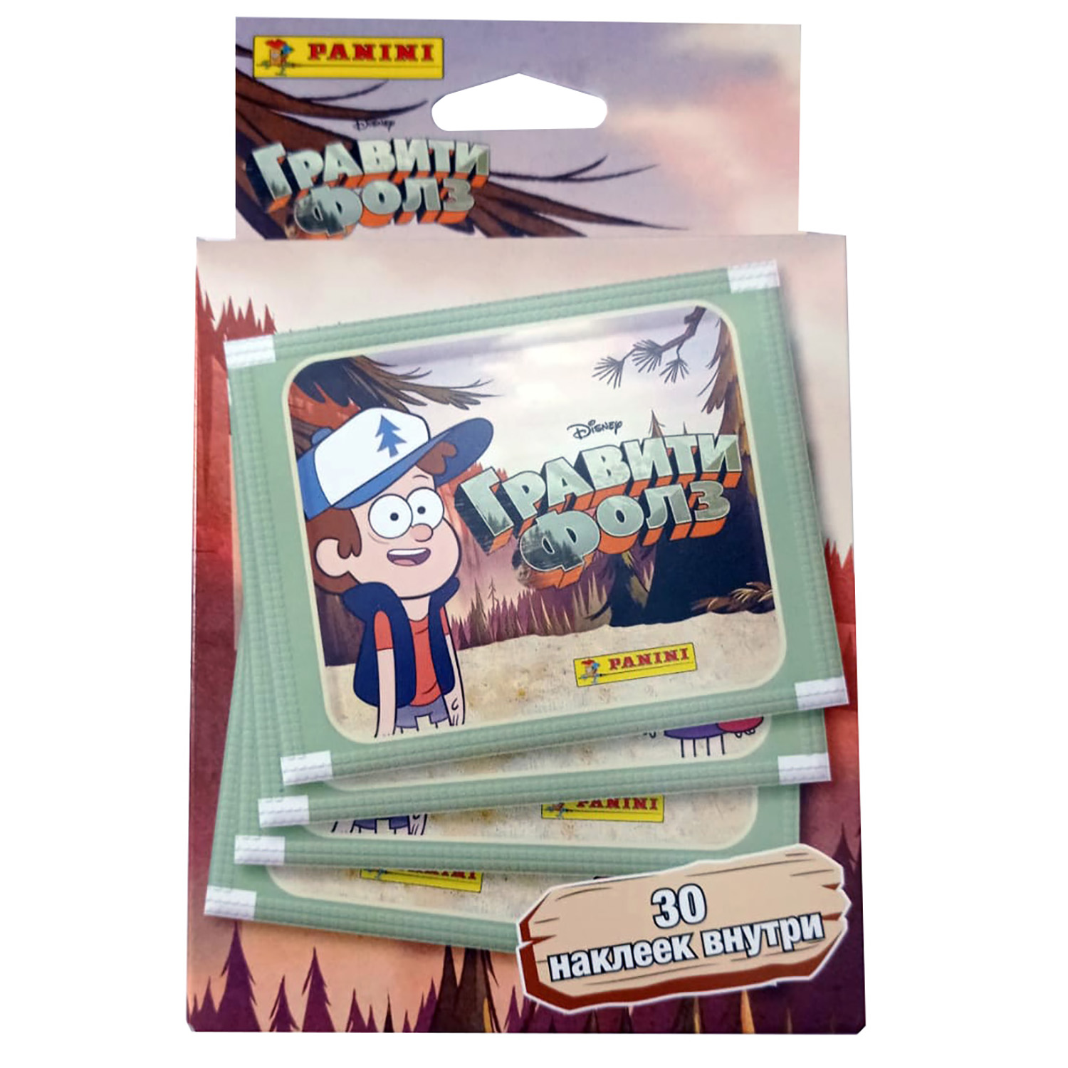 Наклейки коллекционные Panini Gravity Falls Гравити Фолз 6 пакетиков в эко-блистере - фото 7