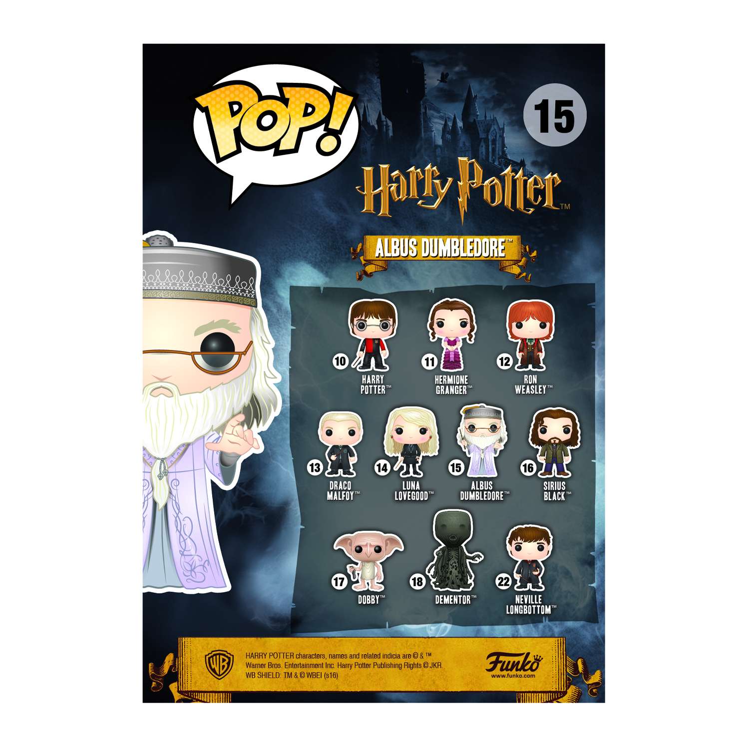 Игрушка Funko Pop Vinyl Harry Potter Dumbledore Fun1269 - фото 3