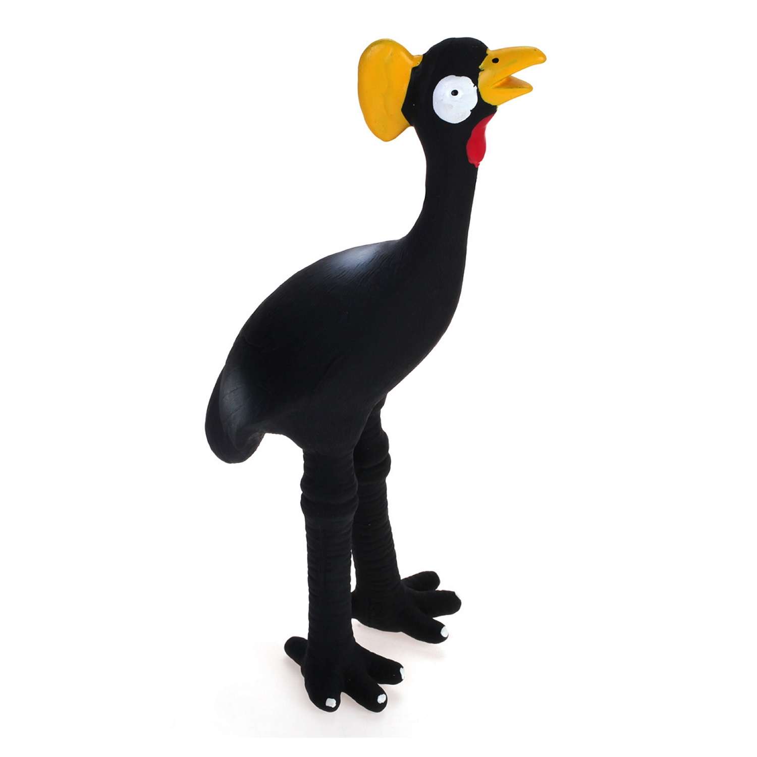 Игрушка для собак Lilli Pet Pretty Flamingo 28 см черная - фото 1