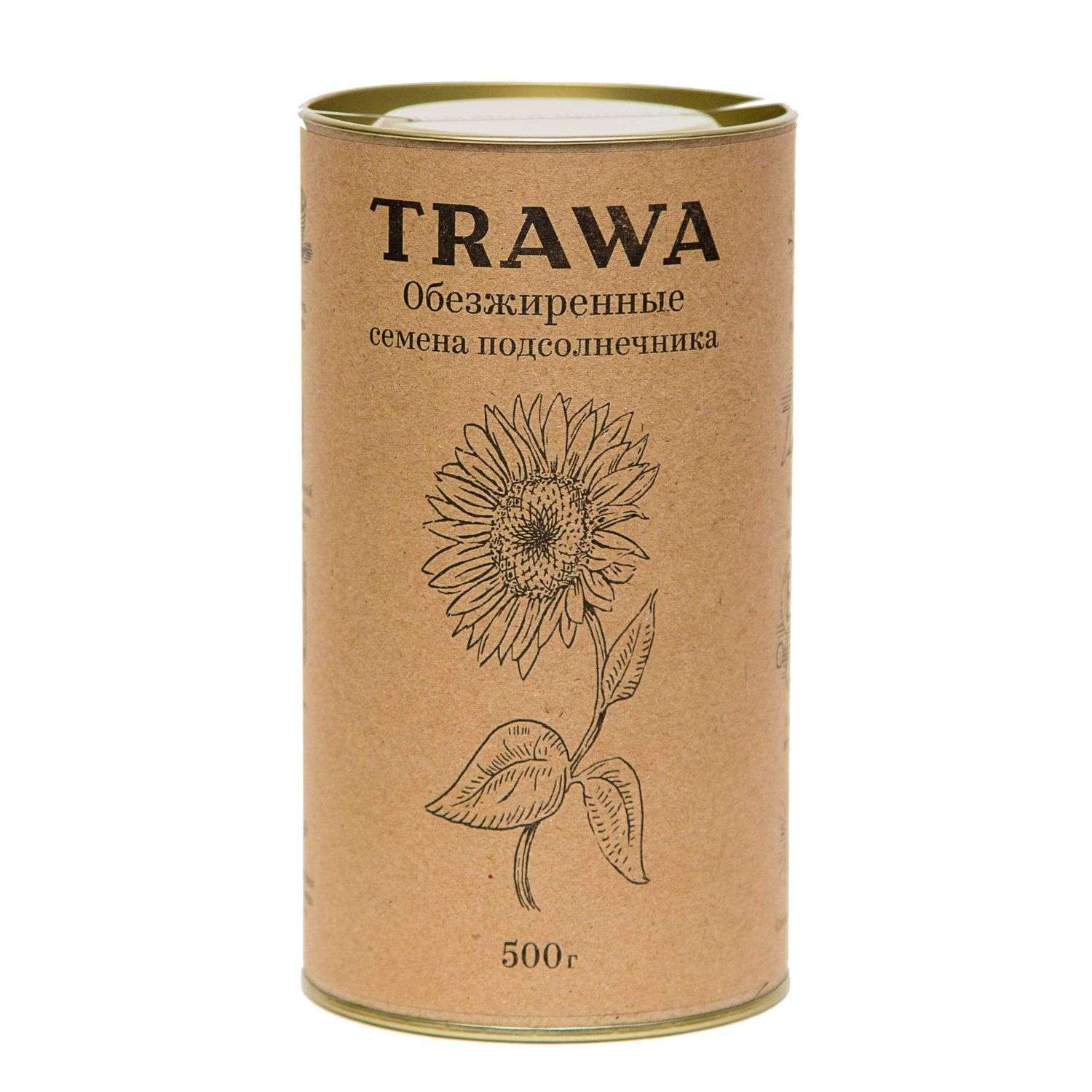 Семена подсолнечника TRAWA обезжиренные 500г - фото 1