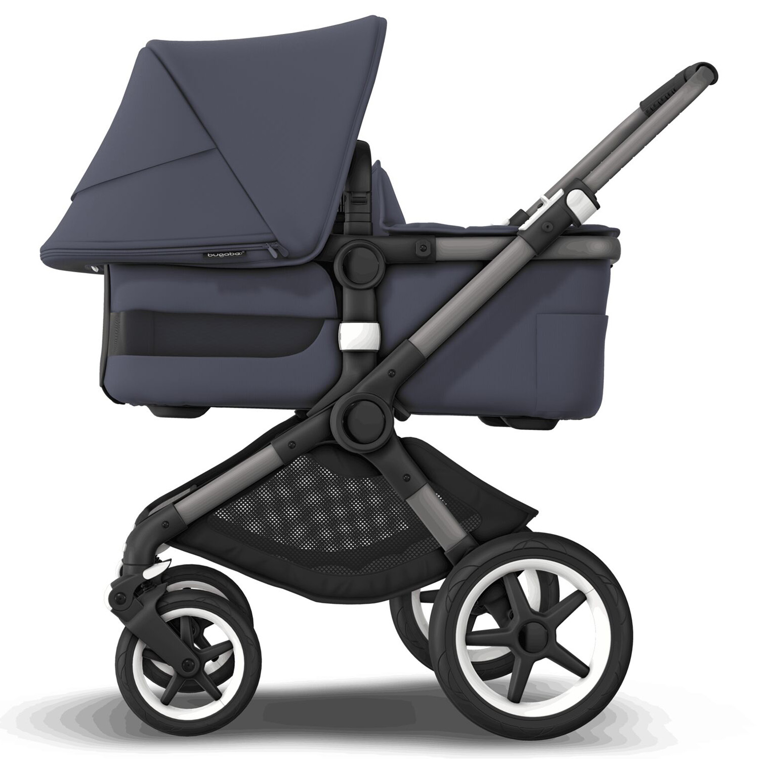 Коляска 2в1 Bugaboo Fox3 Complete Graphite Stormy Blue-Stormy Blue 2306010004 - фото 5