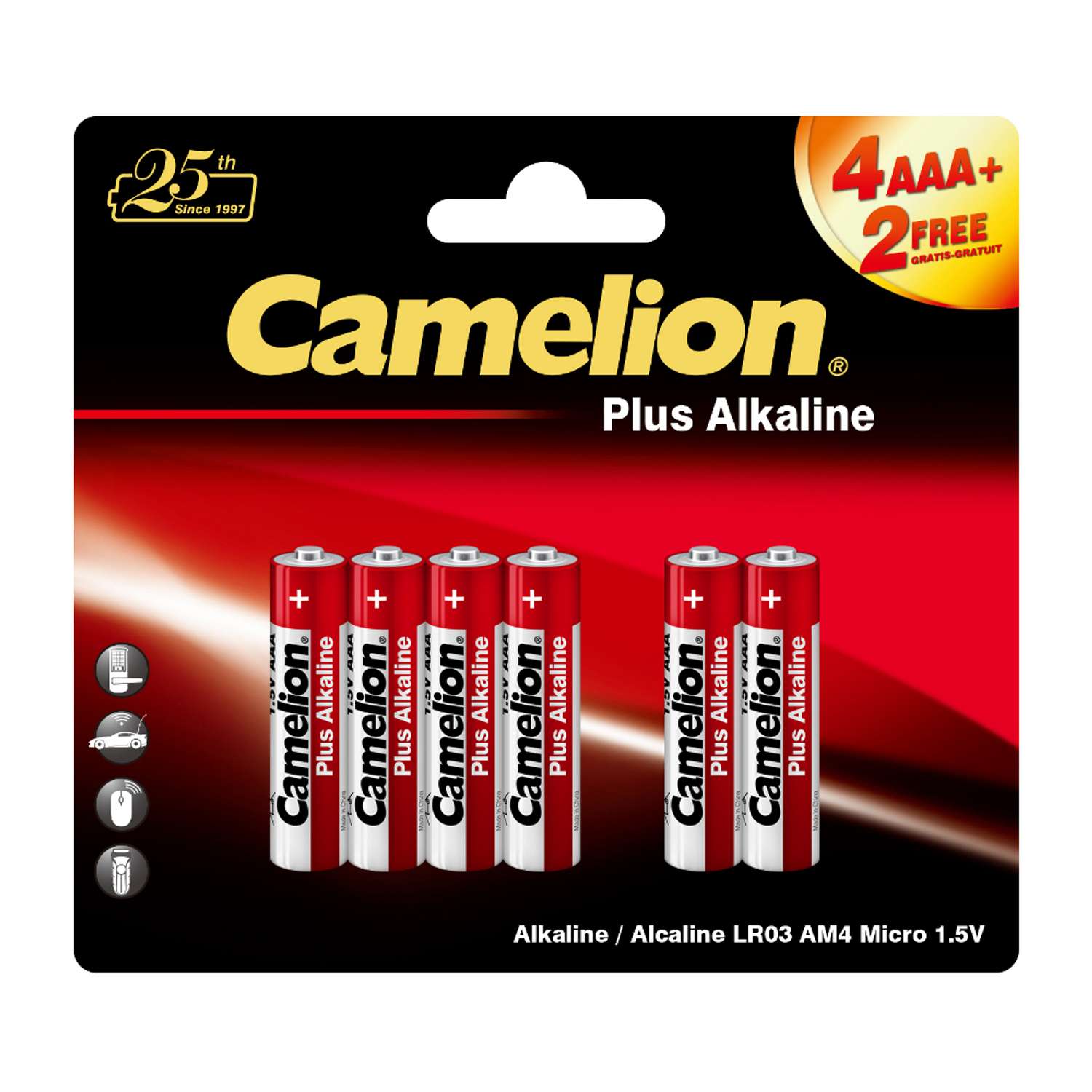 Батарейки Camelion 4+2LR03-BP - фото 1