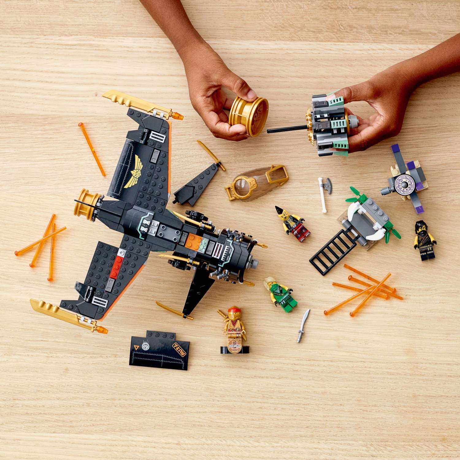 Конструктор LEGO Ninjago Скорострельный истребитель Коула 71736 - фото 11