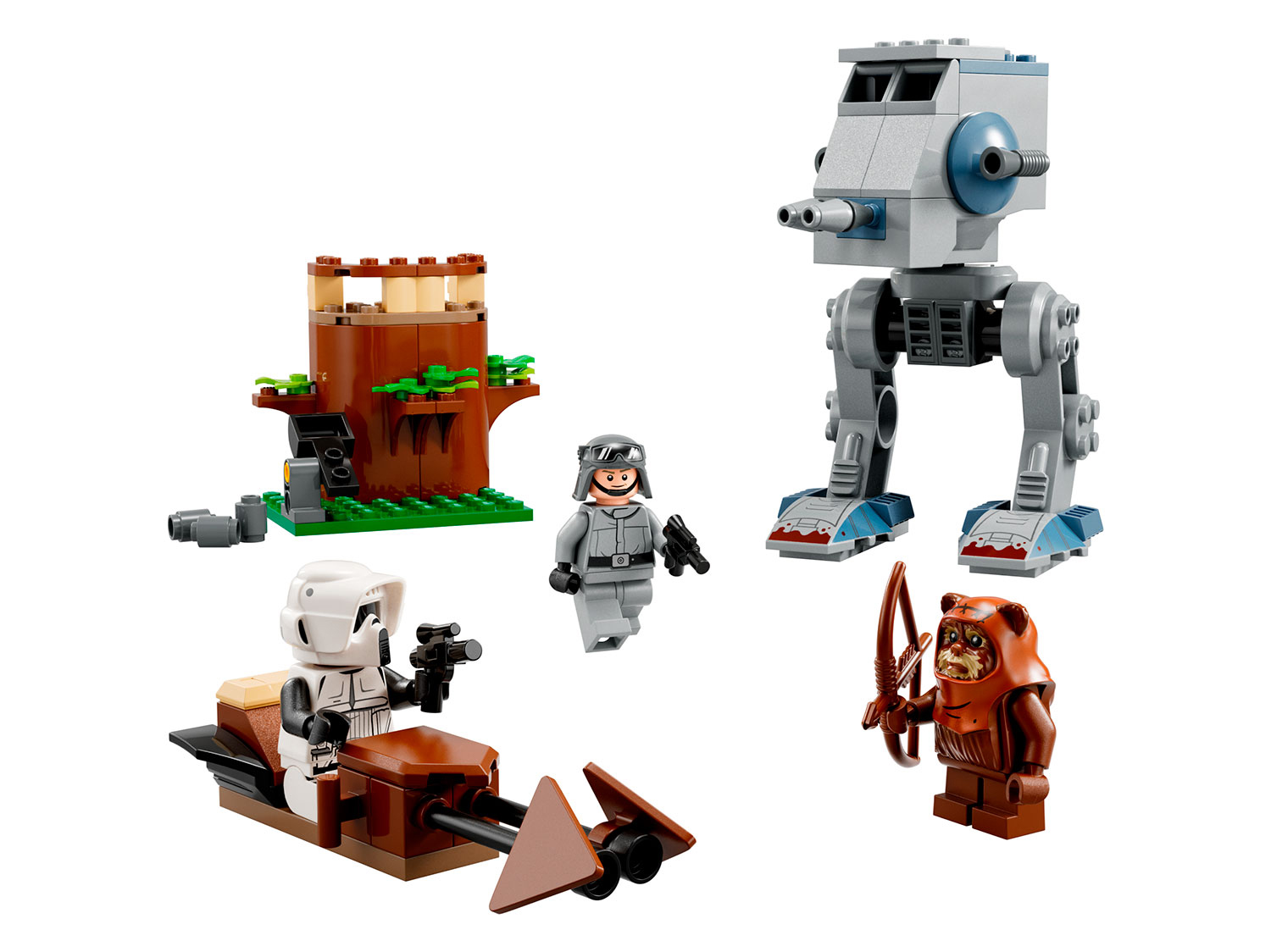 Конструктор детский LEGO Star Wars Шагоход AT-ST 75332 - фото 8