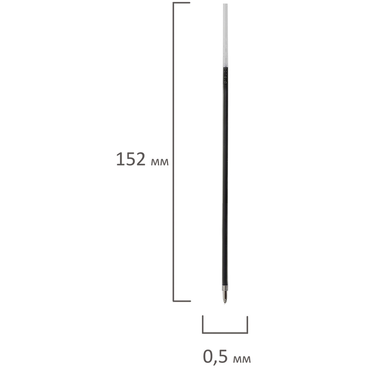 Стержни Brauberg для шариковых ручек 100 штук синие - фото 5