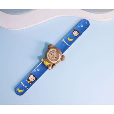 Часы Sima-Land наручные детские «Обезьянка» ремешок силикон