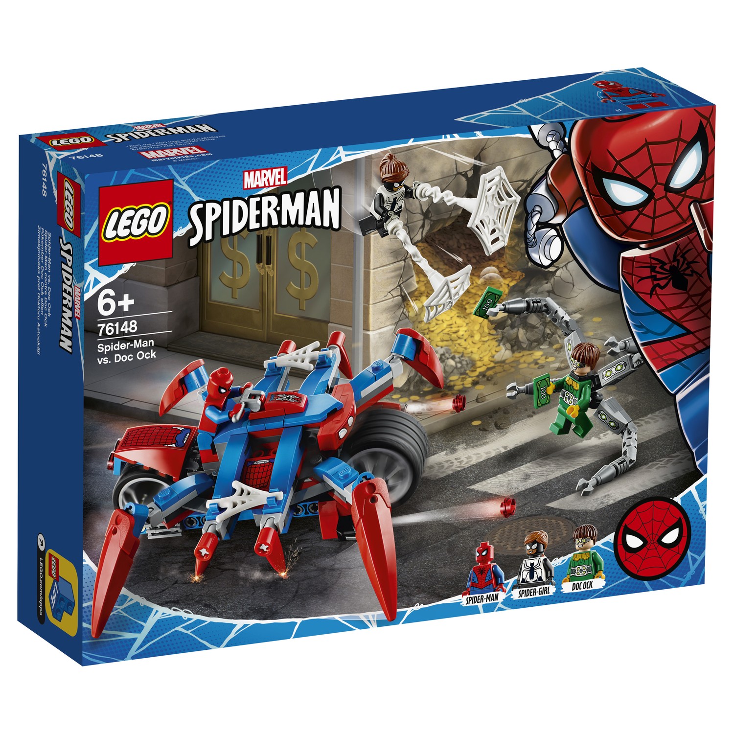 Конструктор LEGO Super Heroes Человек-паук против Доктора Осьминога 76148  купить по цене 2499 ₽ в интернет-магазине Детский мир